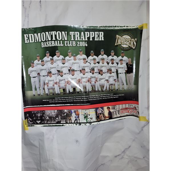 2004 Edmonton Trapper Baseball Club Poster