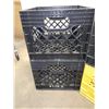 Image 2 : Lot of 4 Milk Crates