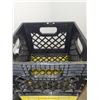 Image 4 : Lot of 4 Milk Crates