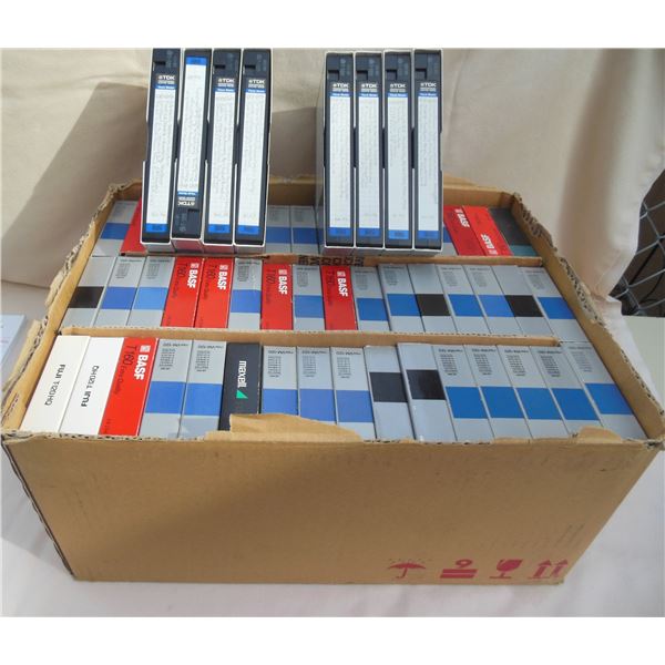 Box of Adult Content VHS Tapes – Multiple Shows on Each Tape