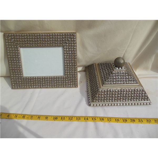 Matching Picture Frame & Trinket Holder – Made In Canada