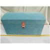 Image 1 : Velvet Storage Box with Copper Hardware