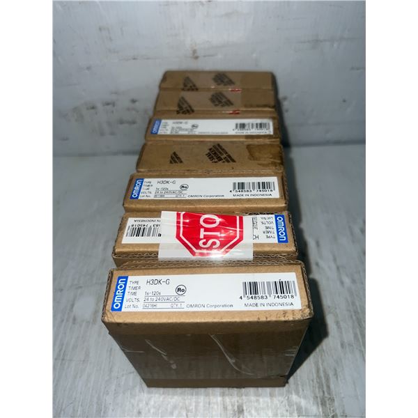 Lot of (7) Omron #H3DK-G Modules