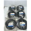 Image 1 : Lot of (6) Omron #MS4800-CBLTX-10M & MS4800-CBLRX-10M Safety Light Curtain Cables
