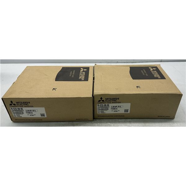 (2) Mitsubishi #FR-D720-008-NA Inverters