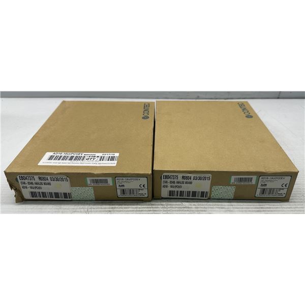 (2) Contec #AD16-16U(PCI)EV Analog Boards
