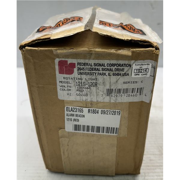 Federal Signal #121S-120R Rotating Light