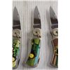 Image 4 : (4) John Deere Tractor Folding Knives