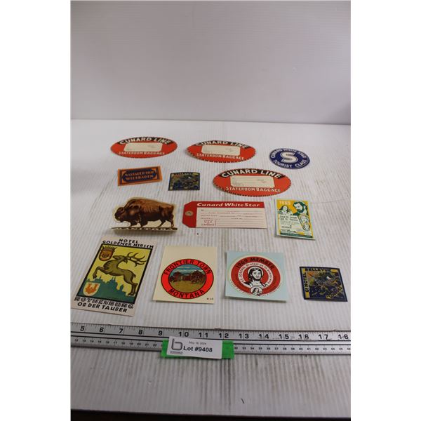 (13) Assorted Labels