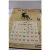 Image 2 : The Daily Phoenix 1909 Calendar, Brantford Binder Twine 1939 Calendar - As Is