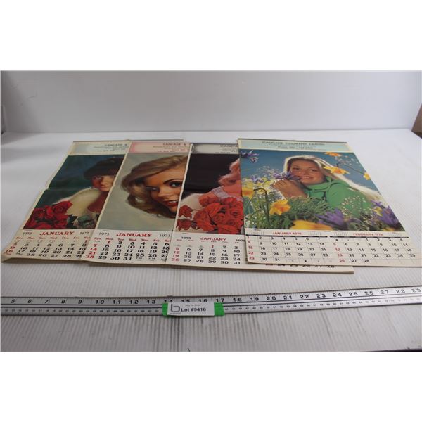 (4) Cancade Company Calendars