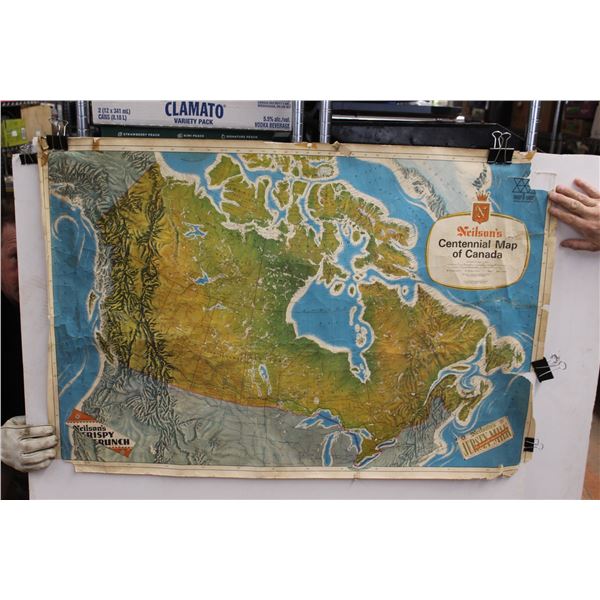 Neilson's Chocolate Bar Map