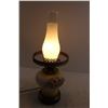 Image 7 : Floral Kerosene-Style Lamp - Works