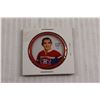 Image 2 : Jacques Plante 1962 Metal Sheriff Hockey Coin