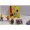Image 3 : (16 pc) "The Simpsons" Burger King & Other Toy Collection - Some Still Factory Sealed