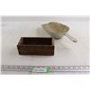 Image 1 : Flour Scoop, Wooden Cheese Box