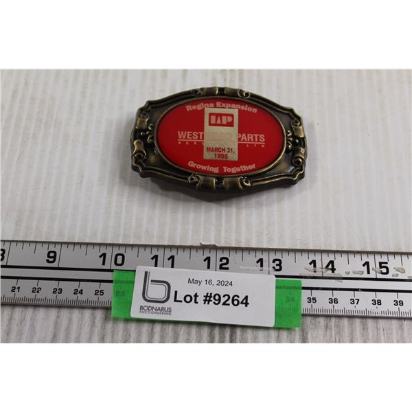 Regina Expedition Westward Parts Belt Buckle