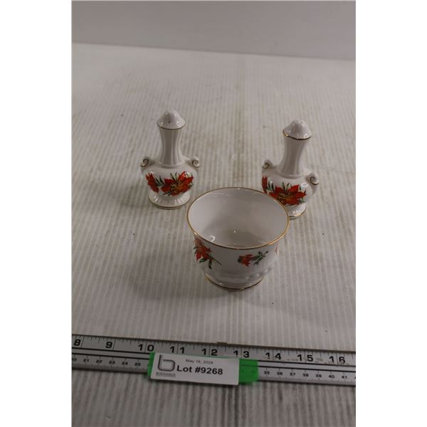 Queen's Tiger Lily Salt, Pepper, and Sugar