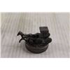 Image 1 : Miniature Pewter Horse & Carriage Ornament