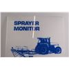 Image 2 : Flexi-Coil 1980s Hard Plastic Sign with Case Tractor - 18" x 24"