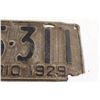 Image 3 : Ontario 1929 License Plate