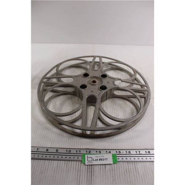 Vintage 15" Aluminum Film Reel