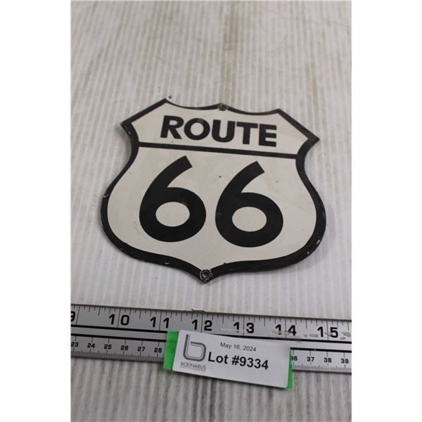 Route 66 Sign - 6" X 6"