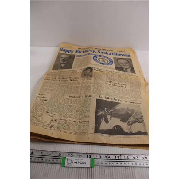 Saskatoon Star Phoenix Happy Birthday Saskatchewan Newspaper