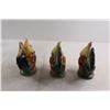Image 2 : (3) Rooster Decorations