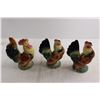 Image 3 : (3) Rooster Decorations
