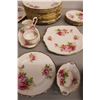 Image 6 : 43-Piece Royal Albert American Beauty Dish Set    (Prefer pick-up)
