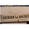 Image 1 : Loreburn Metal Sign - 4FTx10"