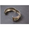 Image 3 : Silver Bangle w/Green Gems - Made in Italy