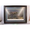 Image 1 : "Cougar Ridge" Framed Print/Picture by Shelley Barkman - 32"x25"