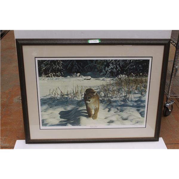 * "Powder Trails" Framed Print/Picture by Richard Mravick - 33"x43"