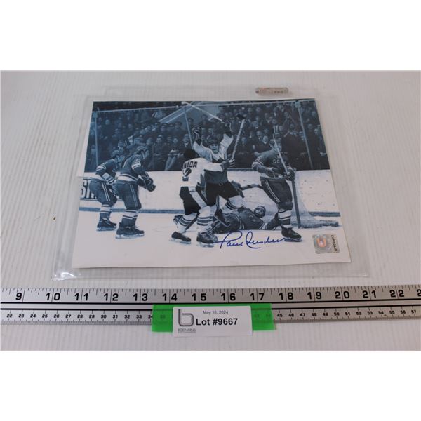 Paul Henderson Autograph Picture