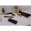 Image 5 : Antique Shaving Lot: Razors, Shaving Cream Mug & Brush, Trimmer, Sharpening Stone