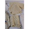 Image 4 : Lot of: Vintage Baby Clothes and Crochet Baby Blanket