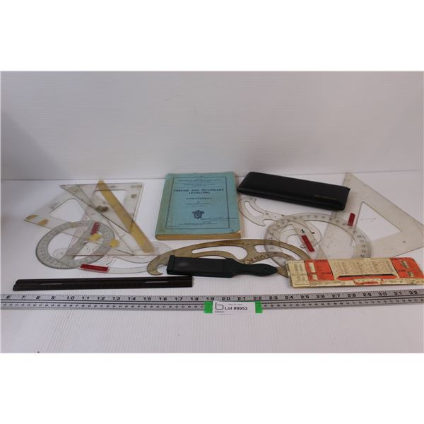 Vintage Drafting/Designing Tools/Supplies Lot
