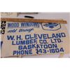 Image 3 : Cleveland Lumber Saskatoon Vintage Lot (Tool Apron, Meter Stick & Calendar) & Pioneer Themed Memorab