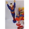 Image 2 : Superman Lot: Cup, Book, Car, Stuffies, Misc