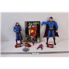 Image 1 : Superman Lot: Comic, Figurines, Cars, Button, Misc