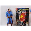 Image 2 : Superman Lot: Comic, Figurines, Cars, Button, Misc