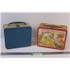 Image 1 : (2) Vintage Metal Lunch Kits