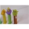Image 5 : (11) PEZ: Donald Duck, Shrek, Madgascar Movie Characters, Misc