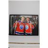 Image 1 : *Edmonton Oilers Wayne Gretzky and Connor McDavid Canvas - 37 1/2" x 26 1/2"