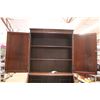 Image 2 : *Walnut Drop Front Bookcase Secretary with Original Hardware - Casters Not Included