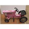 Image 1 : *International Pink 66 Series Pedal Tractor - Some Wear, 12" Wheel, 34" Long