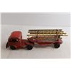 Image 4 : Kinsberg Toys Wind Up Ladder Truck - 15" Long