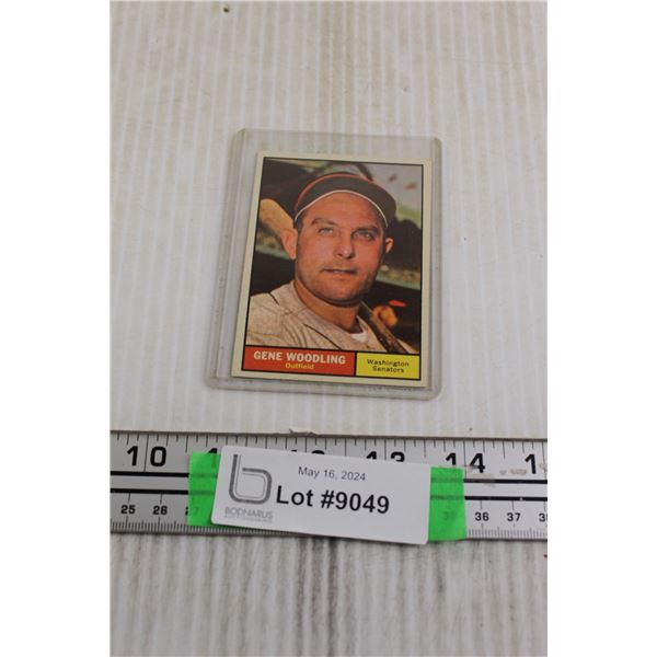 1961 Topps Gene Woodling Card